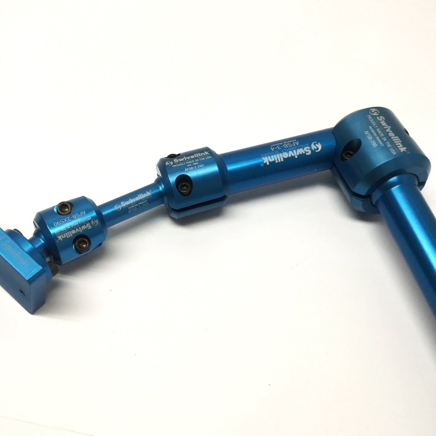 Used Swivellink AFSB Single-Arm Spot Light/Sensor Mount, M30x1.5 Thread, 22" OAL