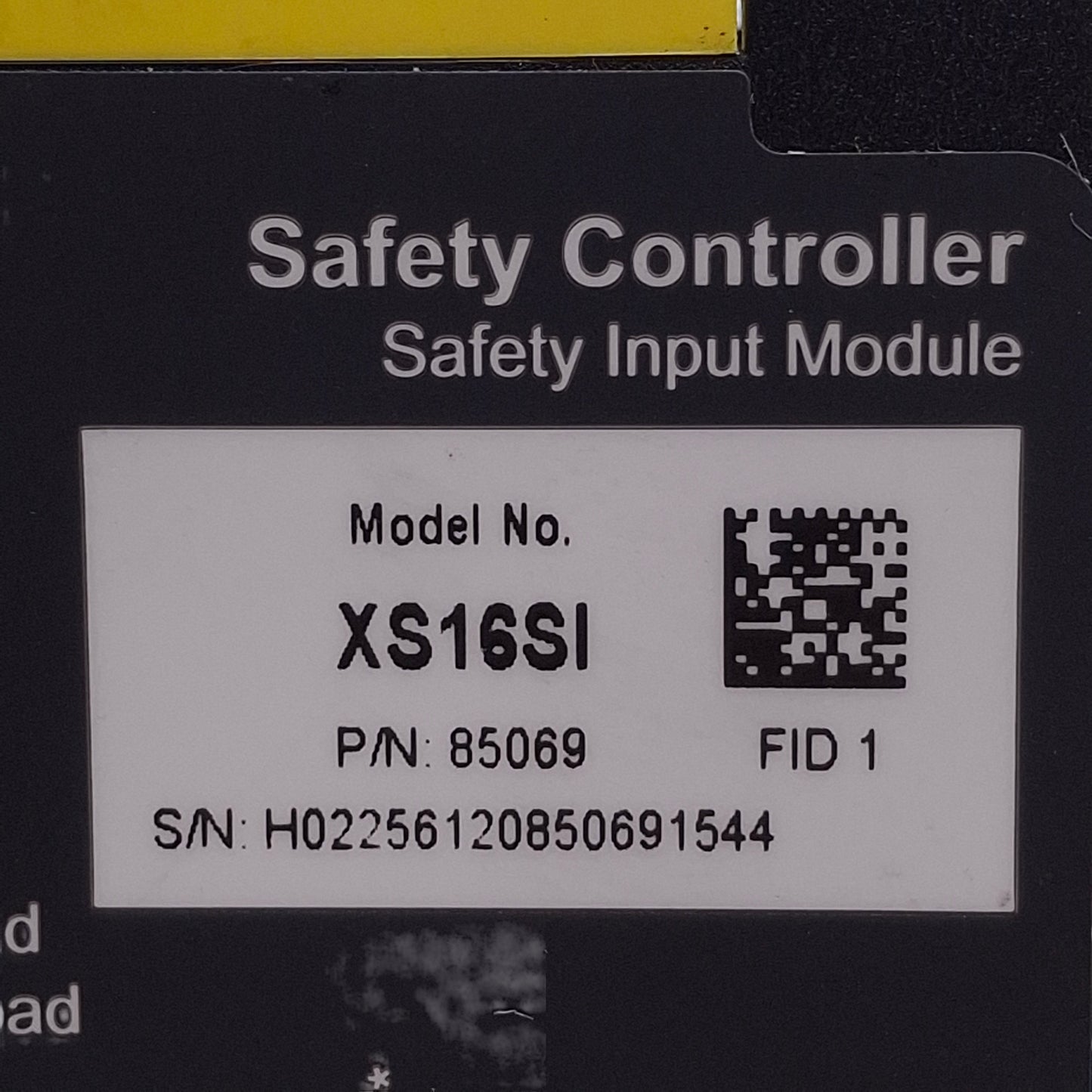 Used Banner XS16SI Safety Input Module 16 Digital Inputs, 24VDC, DIN Rail Mount