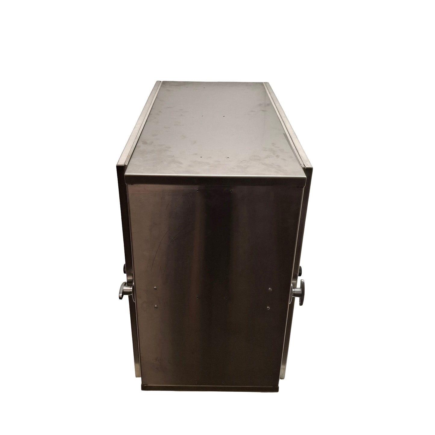 Used Clean Air Products Pass Through Cabinet, Plastic Window, 30x24x16in *Holes*