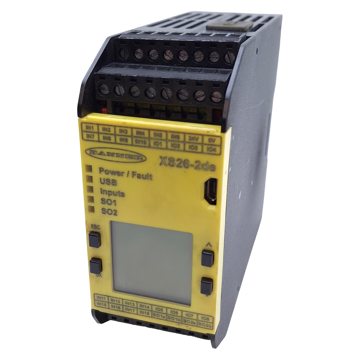 Used Banner XS26-2DE Expandable Safety Controller, Ethernet Enabled, 24VDC, 2x OSSD