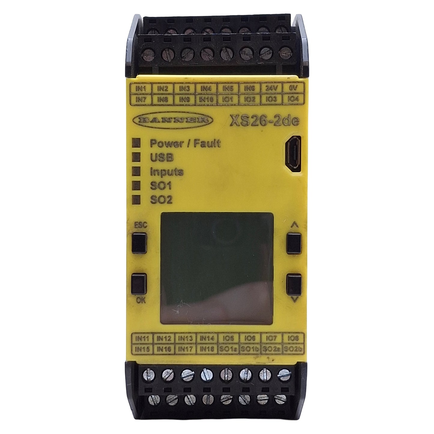 Used Banner XS26-2DE Expandable Safety Controller, Ethernet Enabled, 24VDC, 2x OSSD