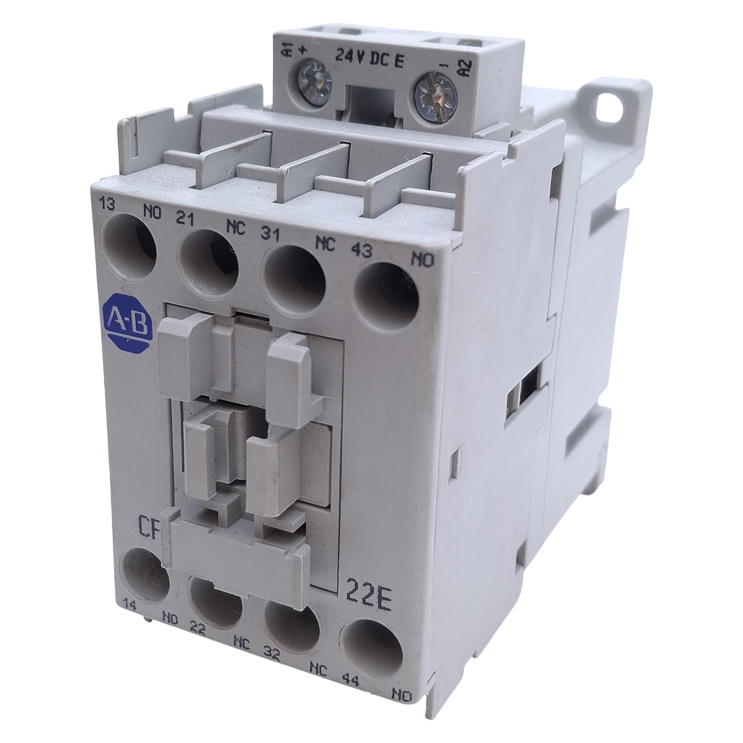 Used Allen Bradley 700-CF220E Control Relay 2NO 2NC, 600VAC 20A, 24VDC Coil