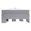 Used Wohner 01243 Connection Terminal Plate For 12x5-30x10 Busbars, 3-Pole, 440A Max