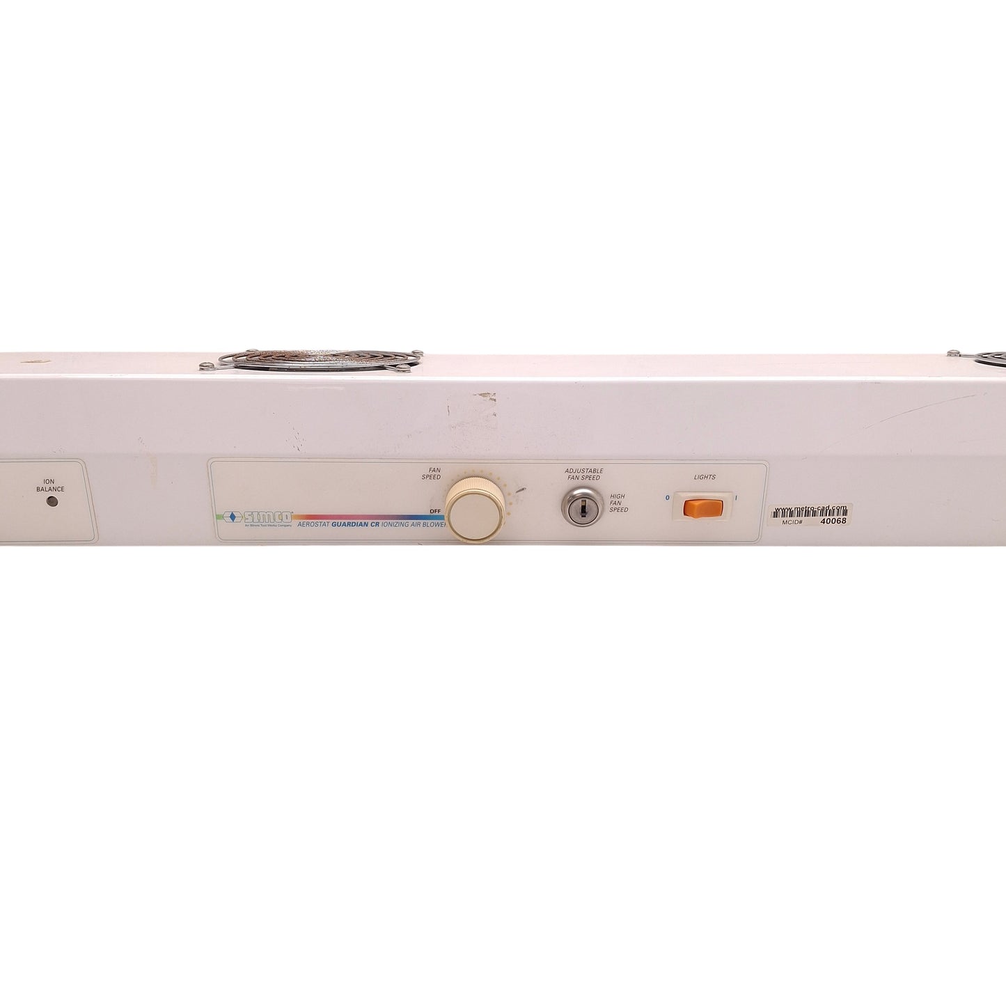 Used Simco 4007165 Guardian CR Ionizing Air Blower, 3-Fan, 120VAC, 135/270cfm