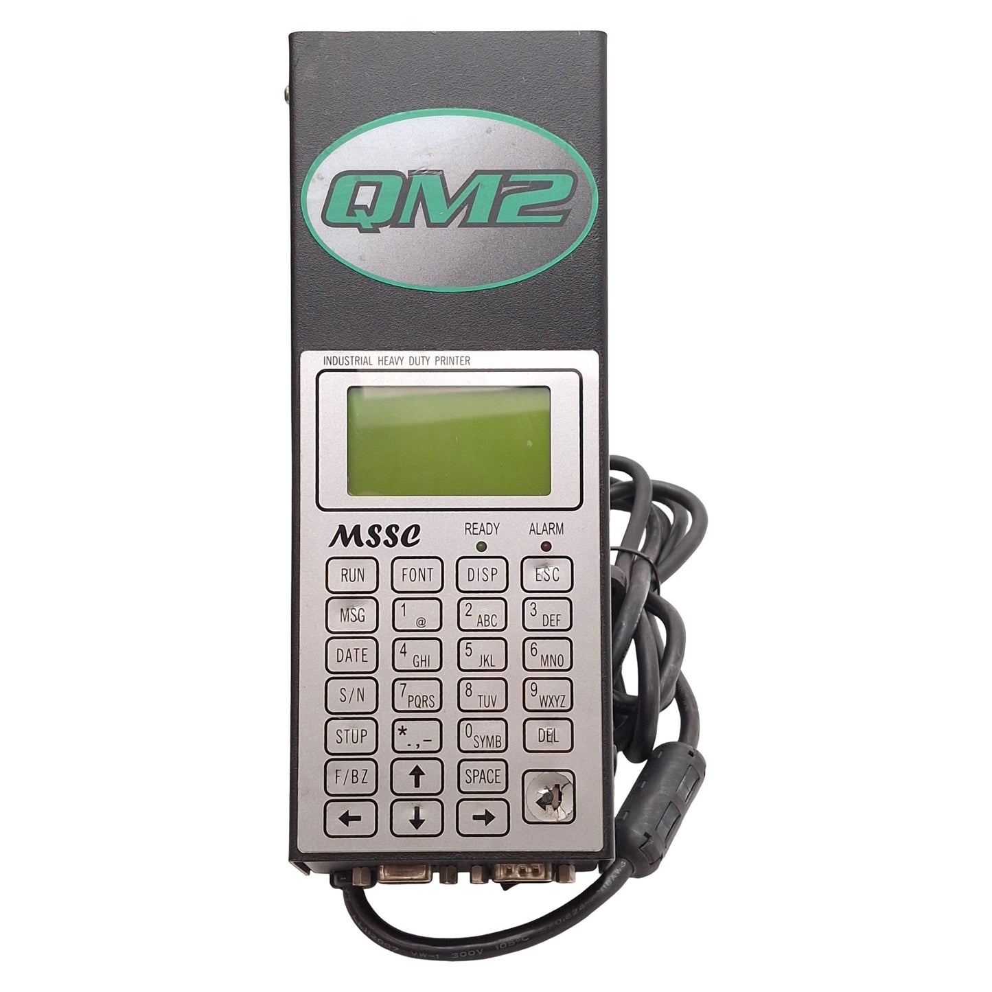Used MSSC QM2-111 Remote Ink Jet System Controller, 160x80 Display, RS485, 85-240VAC