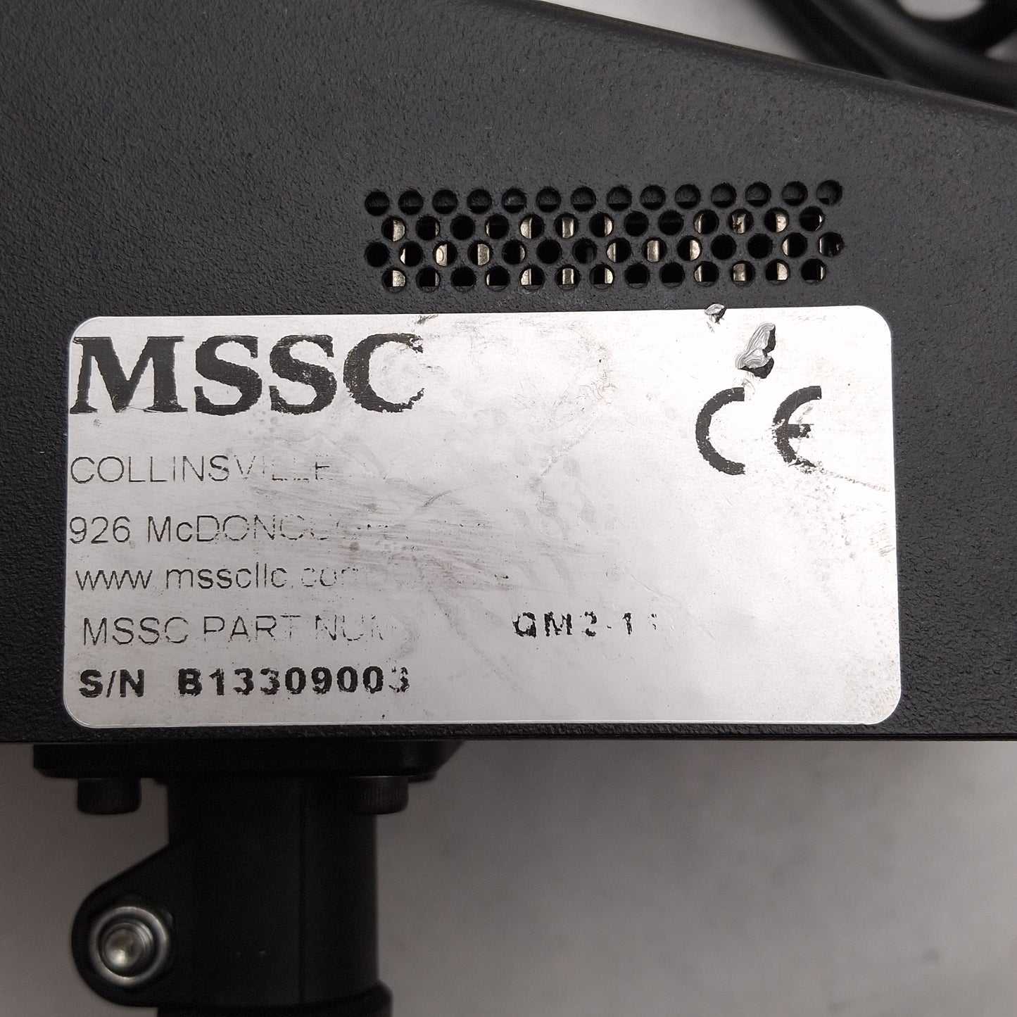 Used MSSC QM2-111 Remote Ink Jet System Controller, 160x80 Display, RS485, 85-240VAC