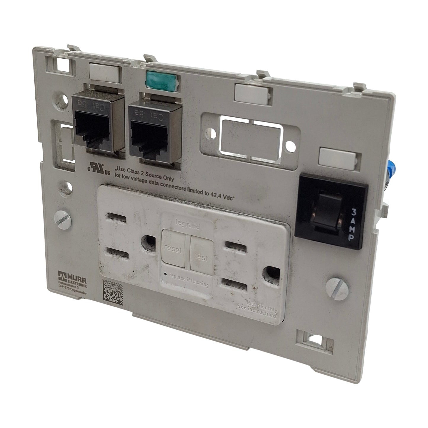 Used Murrelektronik 4000-68000-4110000 Modlink MSDD DBL Combi Insert, GFCI + RJ45