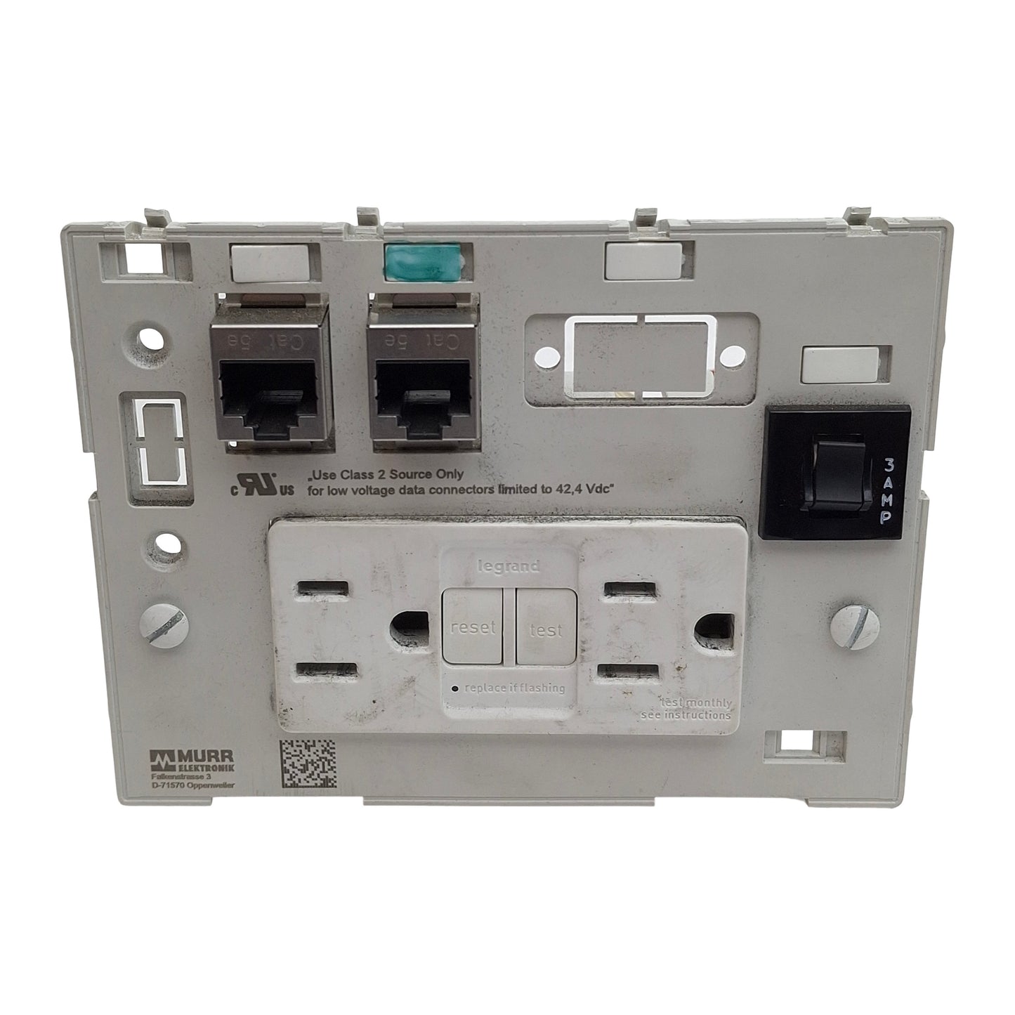 Used Murrelektronik 4000-68000-4110000 Modlink MSDD DBL Combi Insert, GFCI + RJ45