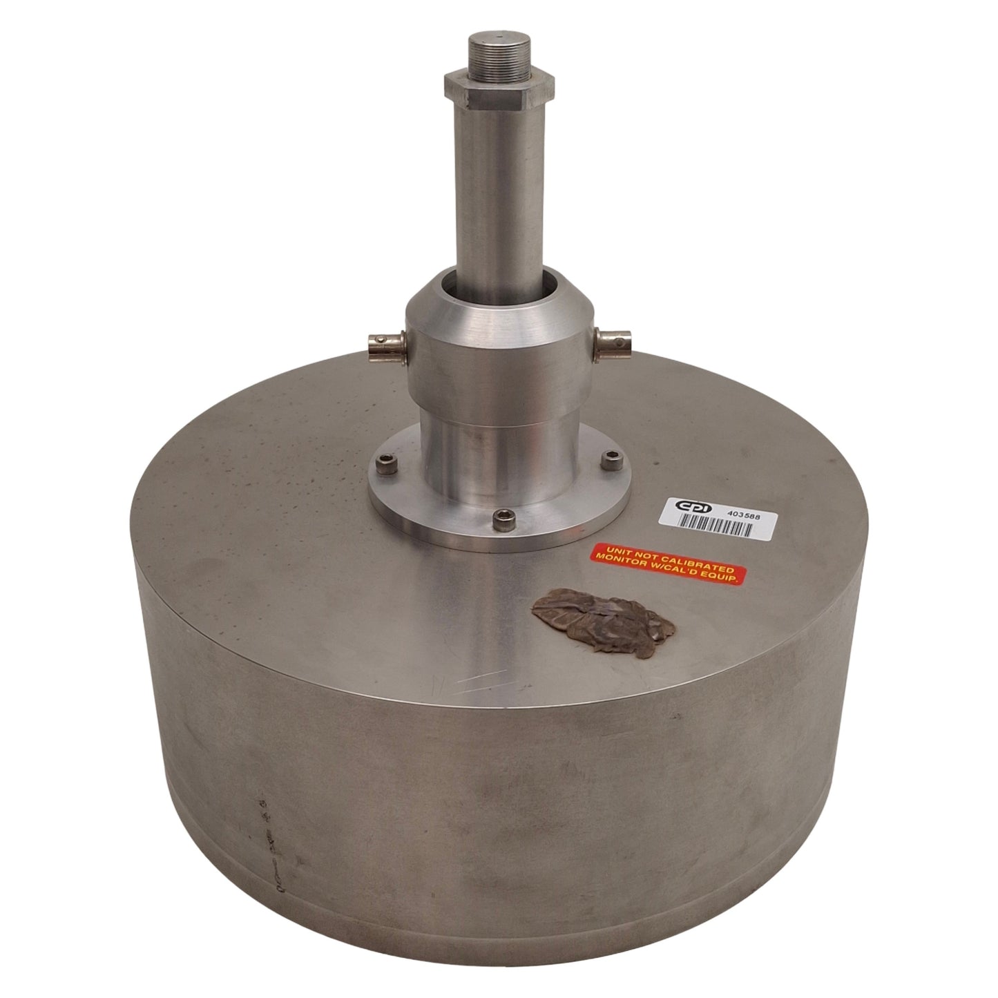 Used Accelerometer Lateral Sensitivity Calibration Test Stand, (2x) BNC, ø10in x 4in