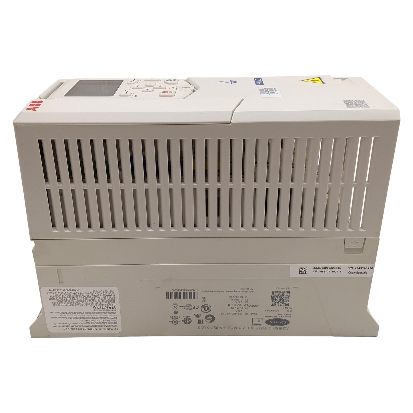 New – Open box Carrier HK30WB319 Variable Frequency Drive, 1.5kW, 2HP, 3Ø 400/480VAC, 598Hz