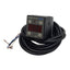 Used Keyence AP-21A Digital Pressure Sensor, NPN, 12-24VDC, 0~-14.5psi Range, Rc1/8