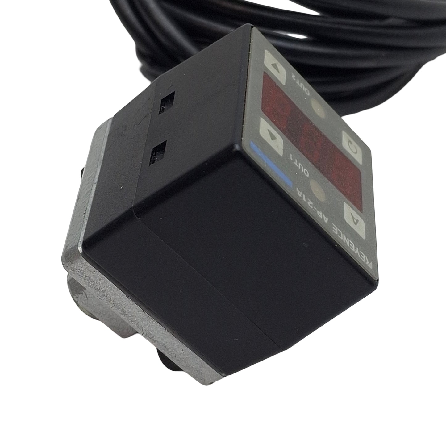 Used Keyence AP-21A Digital Pressure Sensor, NPN, 12-24VDC, 0~-14.5psi Range, Rc1/8