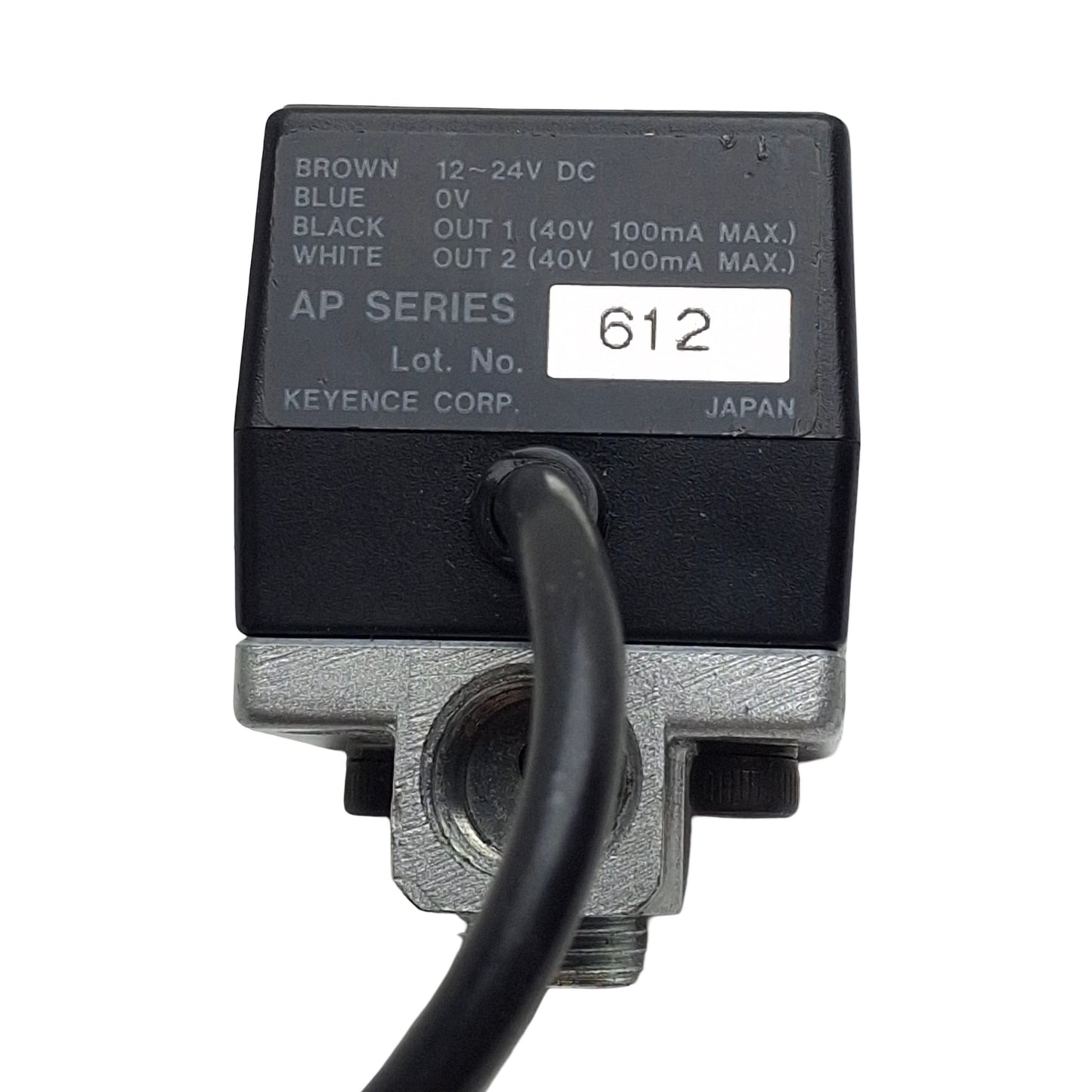 Used Keyence AP-21A Digital Pressure Sensor, NPN, 12-24VDC, 0~-14.5psi Range, Rc1/8