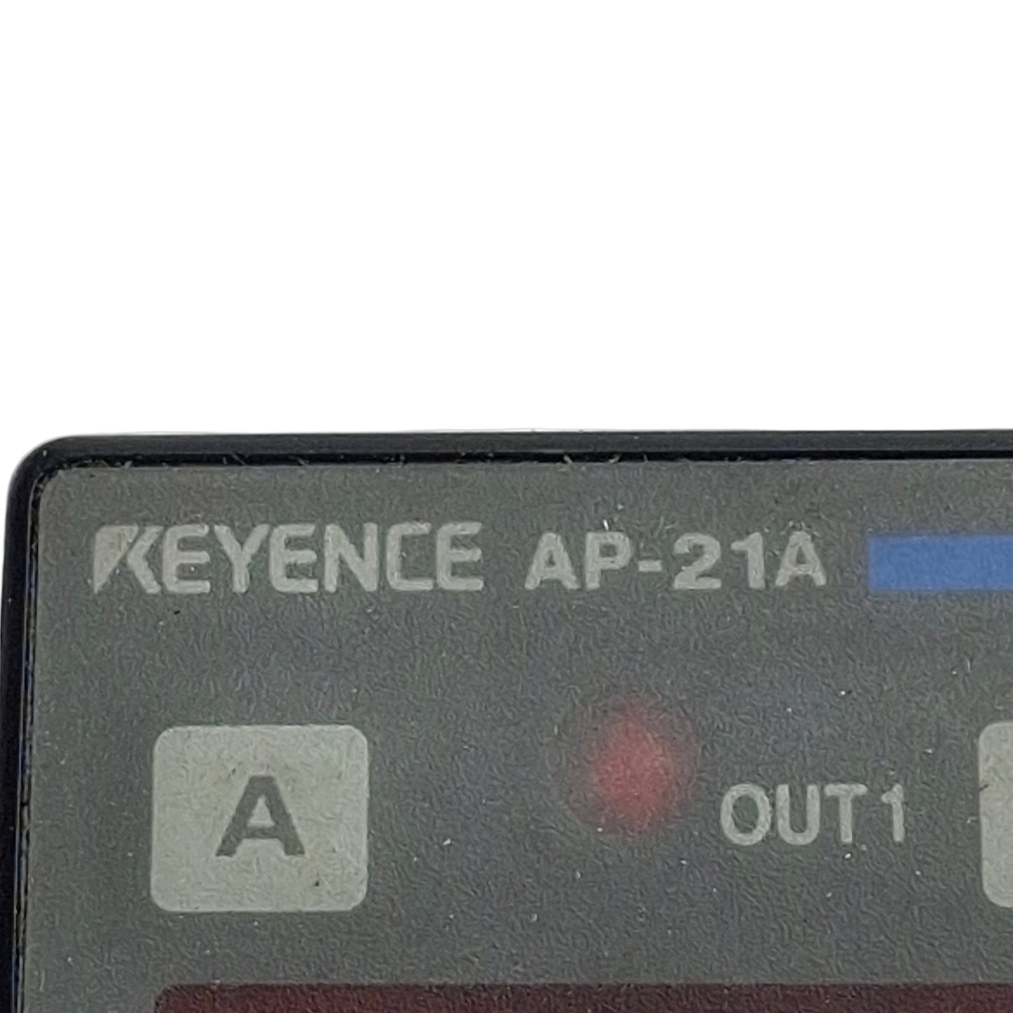 Used Keyence AP-21A Digital Pressure Sensor, NPN, 12-24VDC, 0~-14.5psi Range, Rc1/8