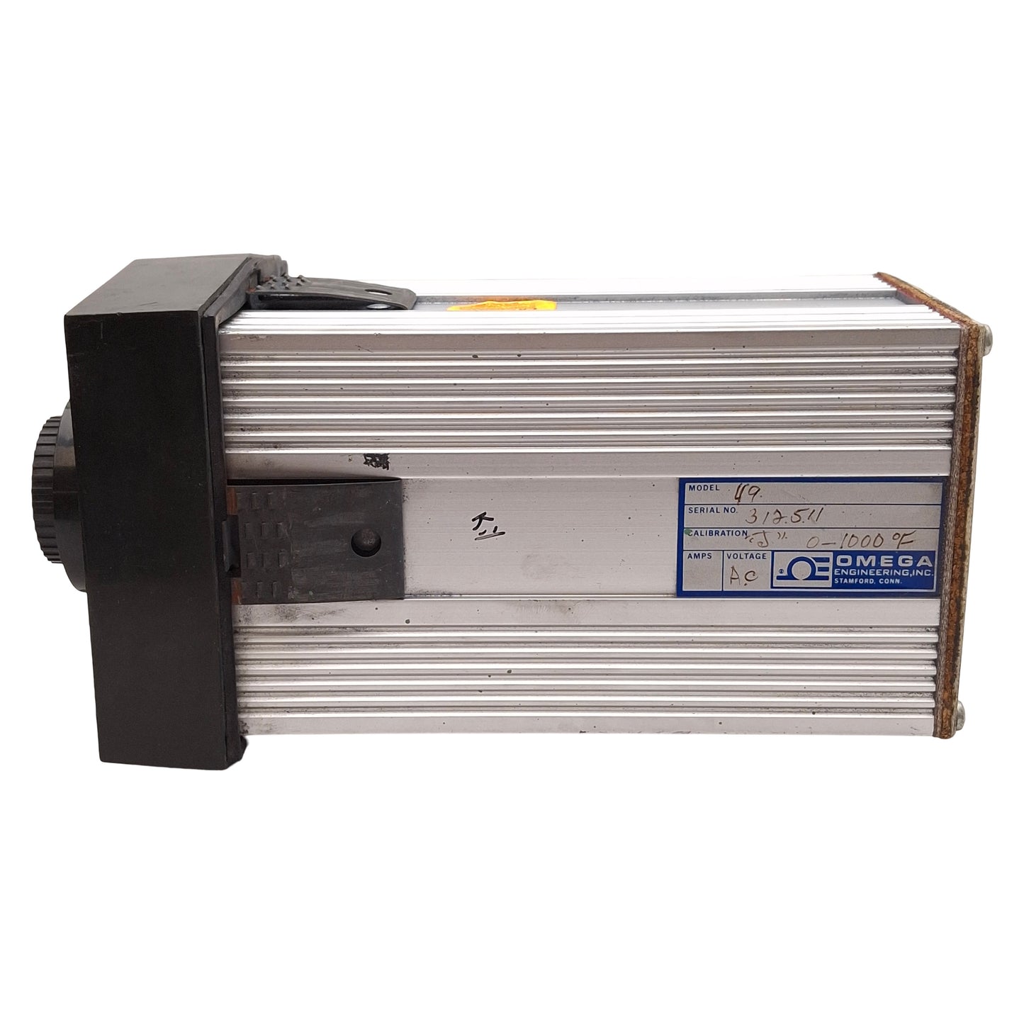 Used Omega Model 49 Proportioning Control, Type-J, 0-1000°F, 1/4 DIN, 120/208/240VAC