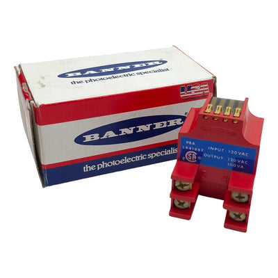 New Banner PBA MULTI-BEAM Power Block, SPST N.O, 120VAC In, 120VAC/100VA Out