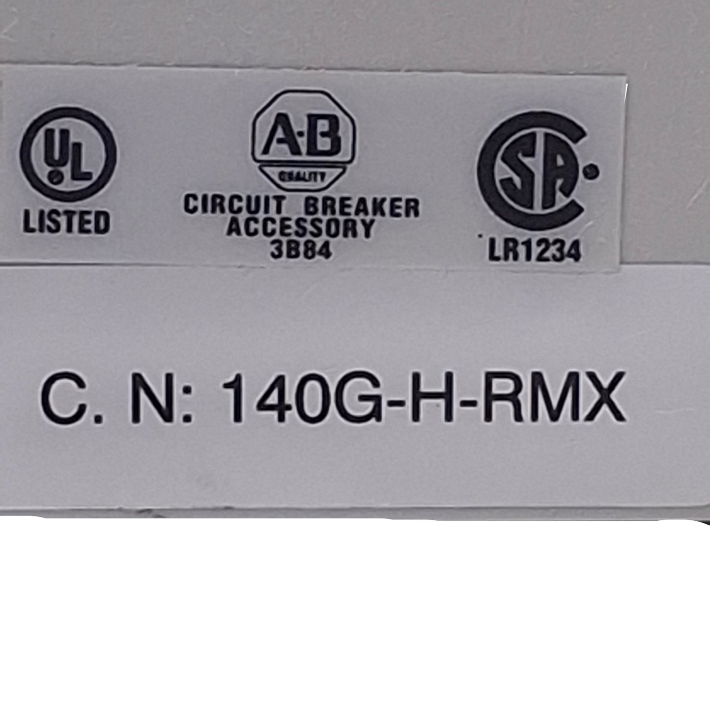 Used Allen Bradley 140G-H-RMX Rotary Variable Depth Handle Frame Size H and J
