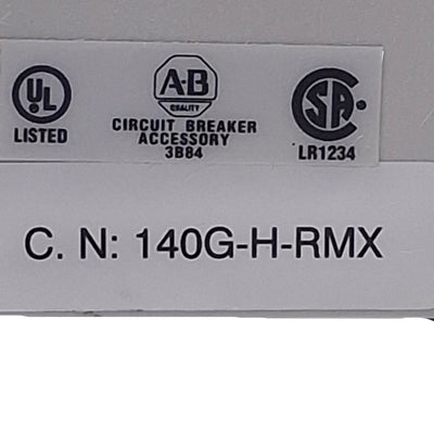 Used Allen Bradley 140G-H-RMX Rotary Variable Depth Handle Frame Size H and J