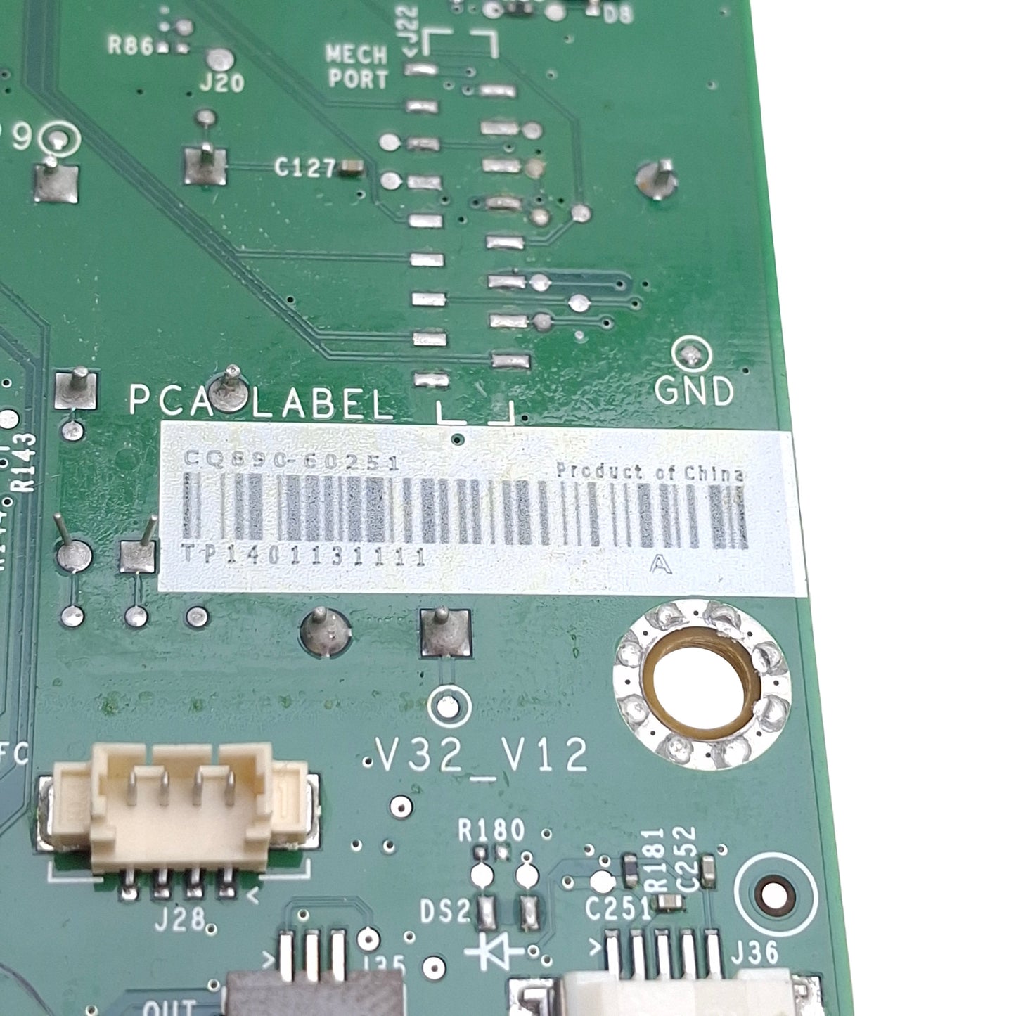 Used HP CQ890-60251 AXL Main PCA Formatter Board for T520 DesignJet Printers