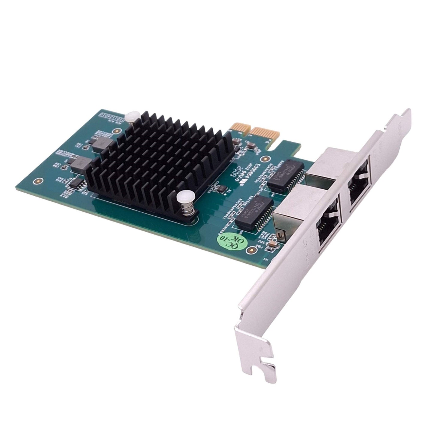 New 10Gtek 82576-GE-2T-X1 Dual Port Network Adapter Card, RJ45, 10/100/1000Mbps