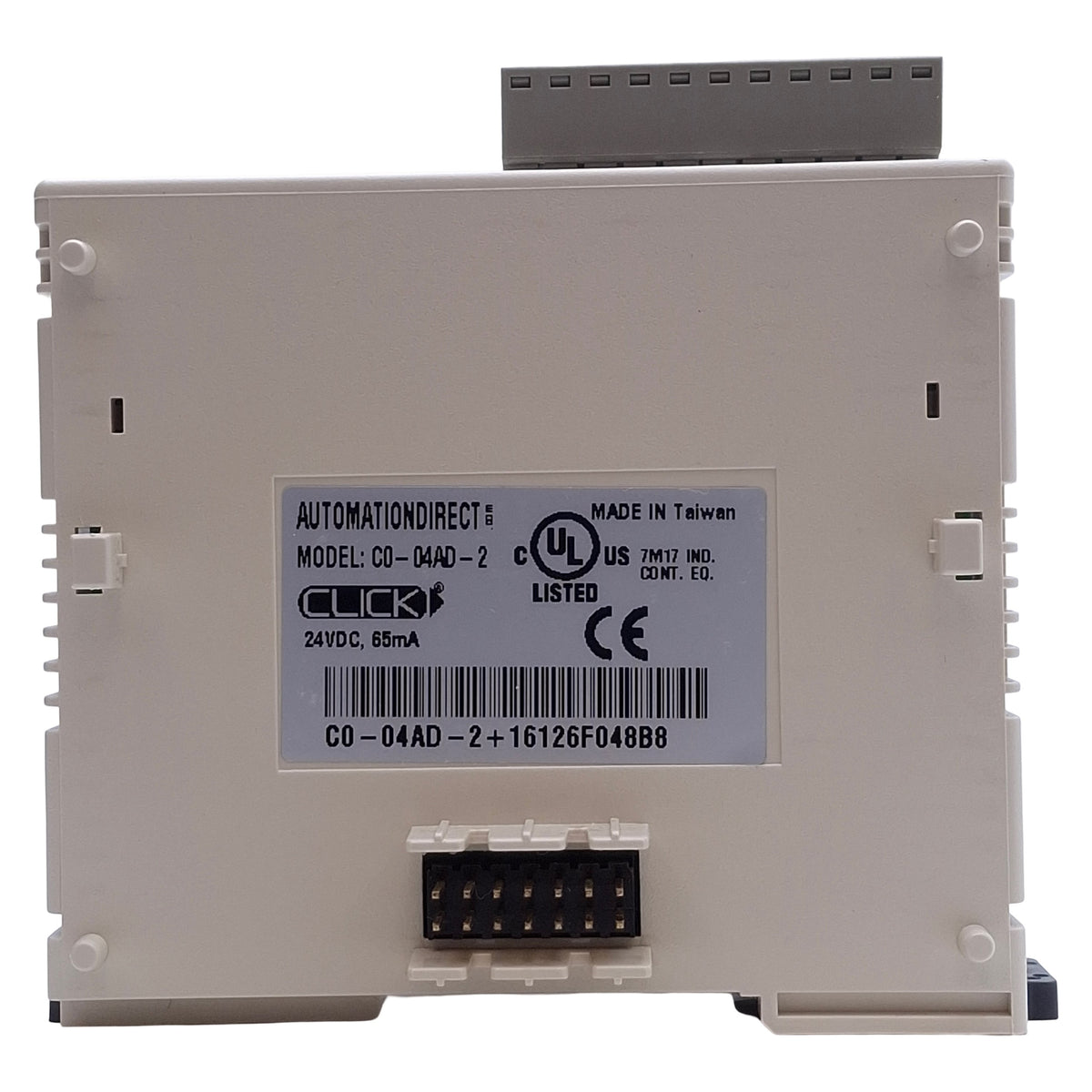 Used Automation Direct C0-04AD-2 Analog Voltage Input Model 4-Channel, 0-10VDC Range
