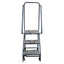 Used Ballymore Steel Safety Ladder, 3-Steps, 16.25in L x 7in W Steps, 10in W Top Step