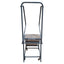 Used Ballymore Steel Safety Ladder, 3-Steps, 16.25in L x 7in W Steps, 10in W Top Step