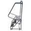 Used Ballymore Steel Safety Ladder, 3-Steps, 16.25in L x 7in W Steps, 10in W Top Step