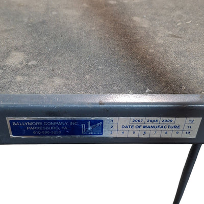 Used Ballymore Steel Safety Ladder, 3-Steps, 16.25in L x 7in W Steps, 10in W Top Step