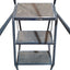 Used Ballymore Steel Safety Ladder, 3-Steps, 16.25in L x 7in W Steps, 10in W Top Step