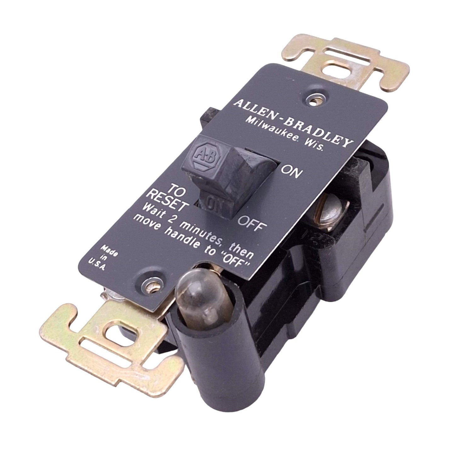 New Allen Bradley 600-TOX216 Manual Starting Switch, 1-Pole Toggle, 115/230VAC Max