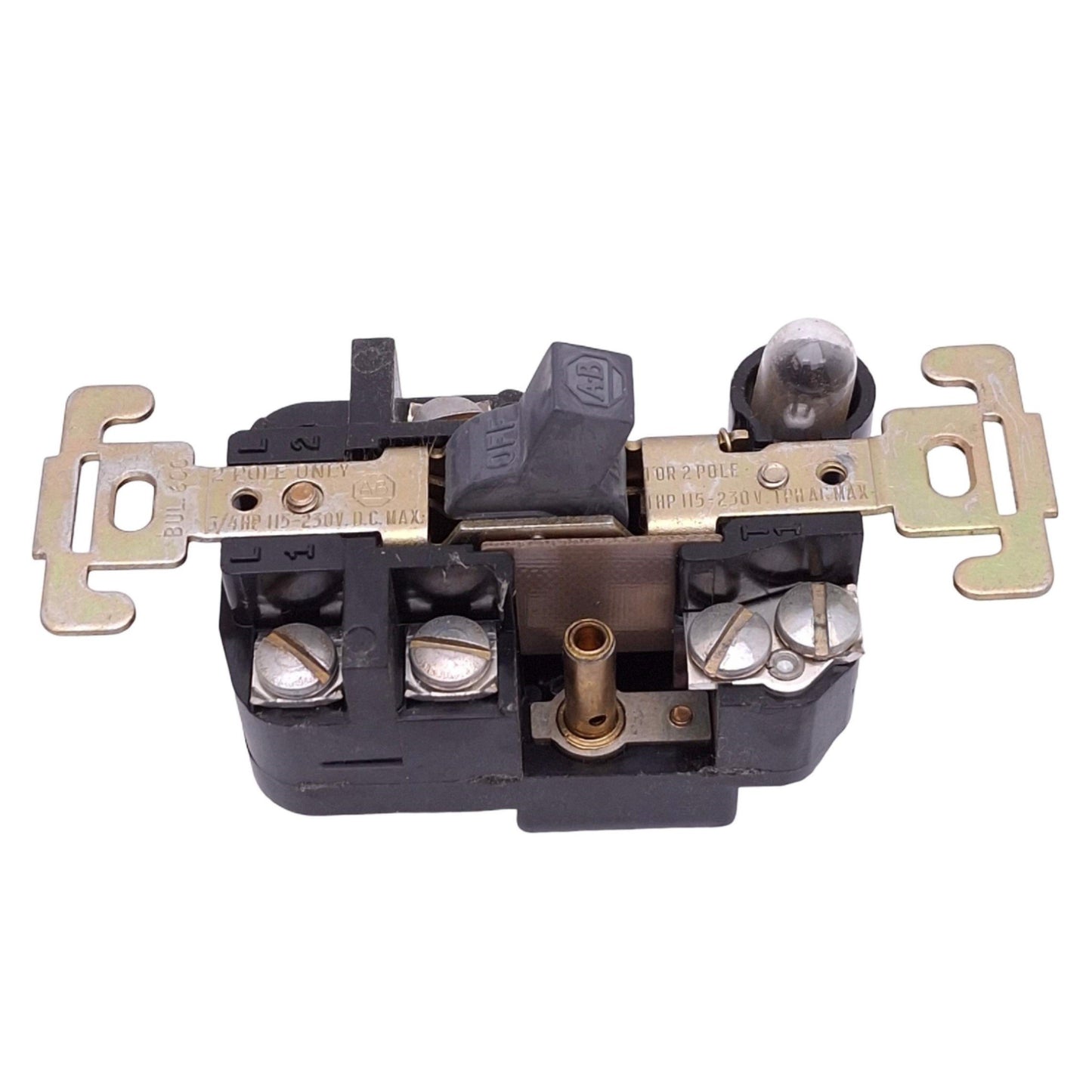New Allen Bradley 600-TOX216 Manual Starting Switch, 1-Pole Toggle, 115/230VAC Max