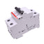 Used ABB S202-K6 Circuit Breaker, 2-Pole 6A, 400VAC Max, DIN Rail Mount