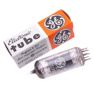 New General Electric 12BH7A Dual Triode Vacuum Tube, 6.3/12.6VDC 0.6/0.3A, 9-Pin