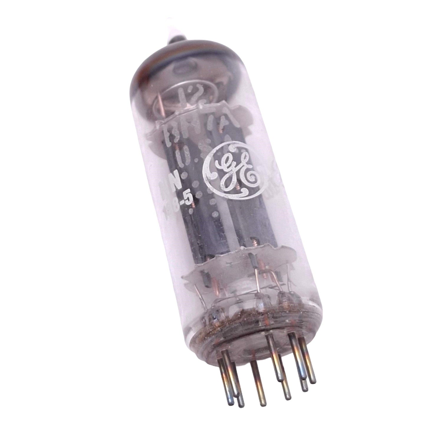 New General Electric 12BH7A Dual Triode Vacuum Tube, 6.3/12.6VDC 0.6/0.3A, 9-Pin