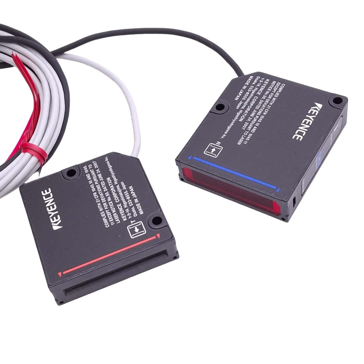 New Keyence LV-NH300 Laser Sensor Head, 660nm, 2m Range x 30mm Area, 12-24VDC