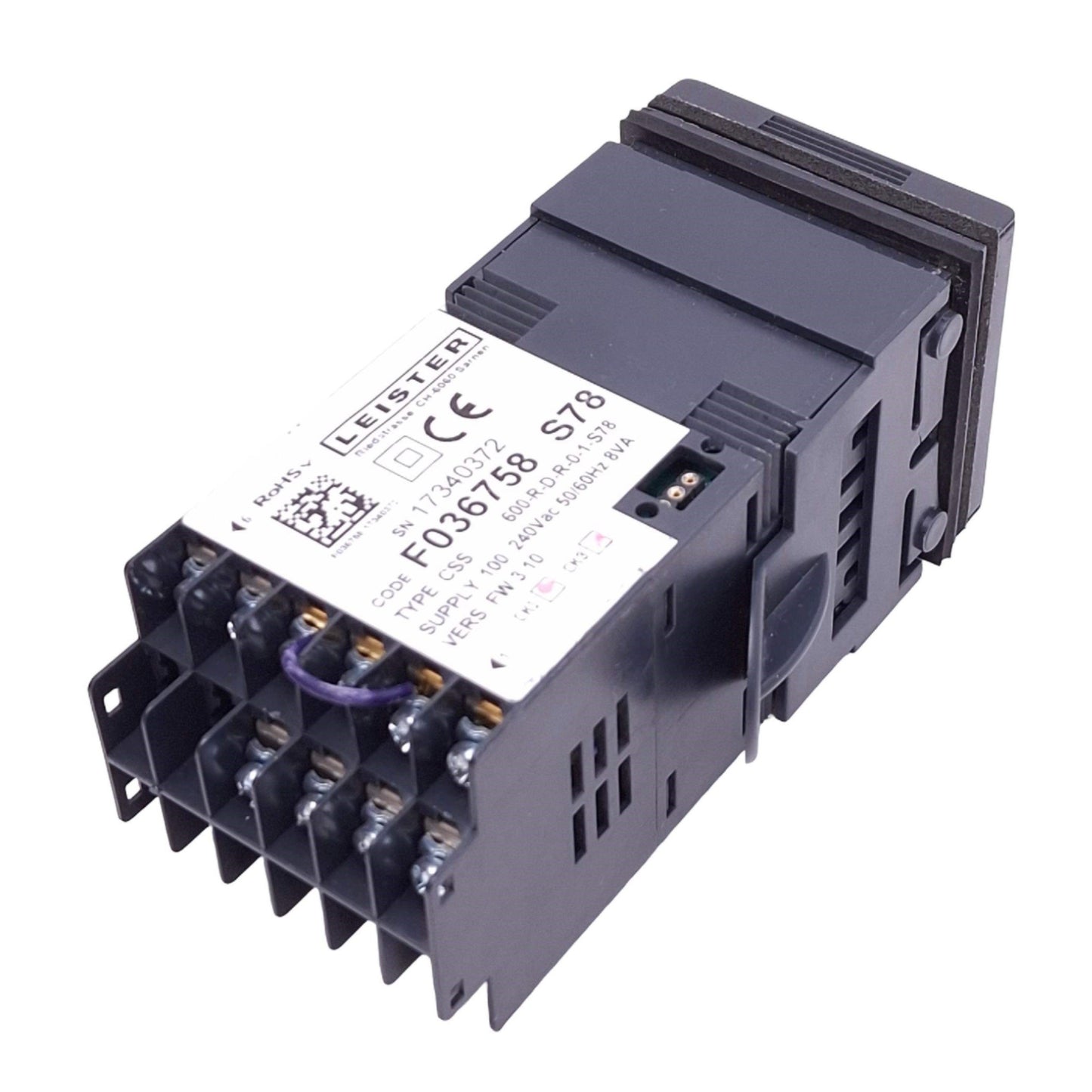 Used Leister F036758 S78 600-R-D-R-0-1-S78 CSS Temperature Controller, 100-240VAC