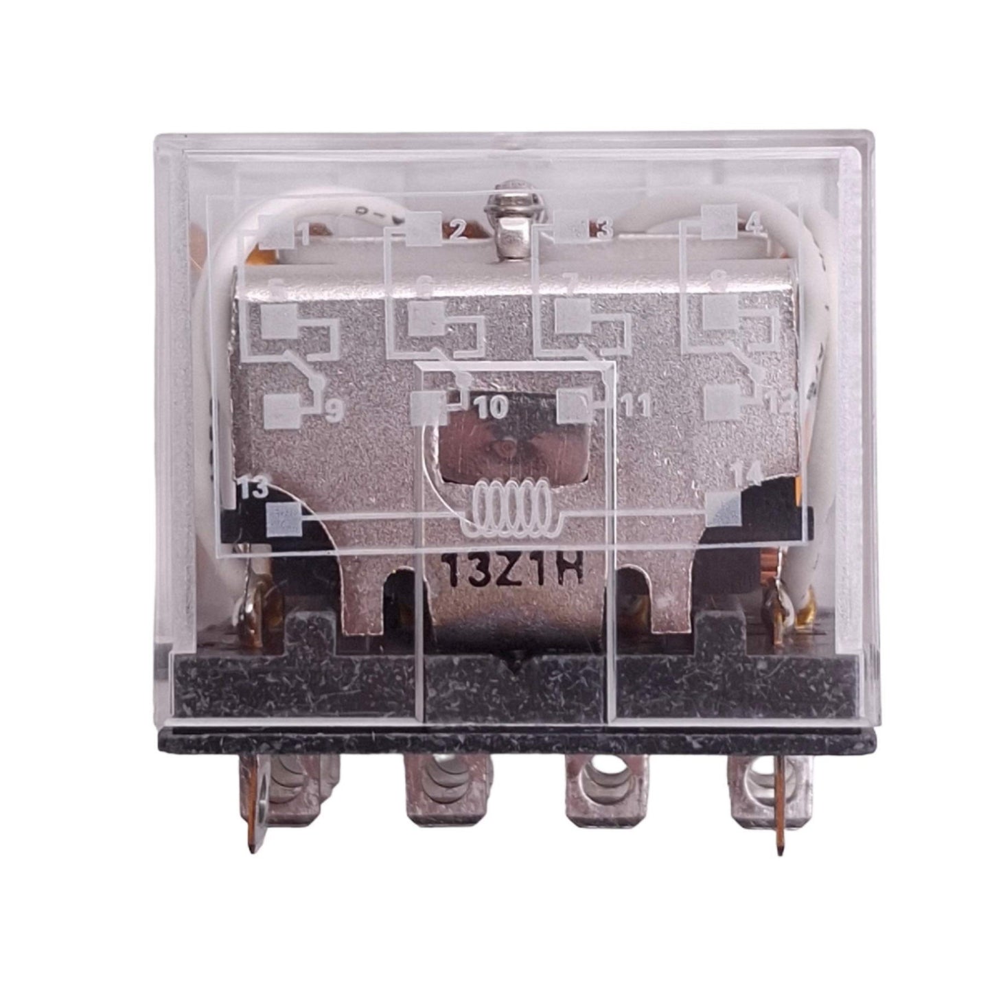 Used Allen Bradley 700-HF34Z24 Relay, 4PDT, 14-Pin Blade, 10A Max, 24VDC Coil