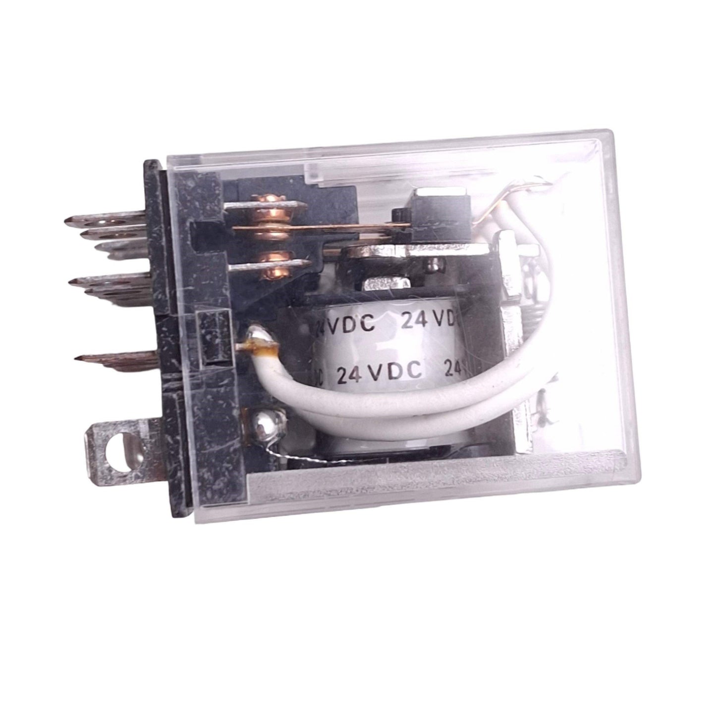 Used Allen Bradley 700-HF34Z24 Relay, 4PDT, 14-Pin Blade, 10A Max, 24VDC Coil