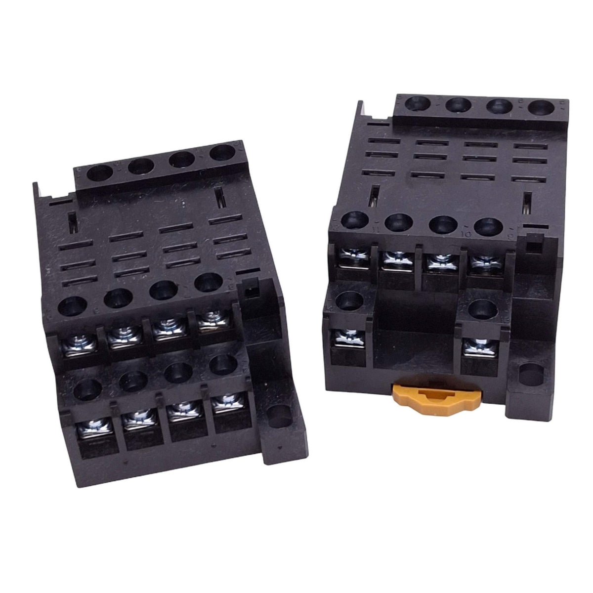 Used Lot of 2 Allen Bradley 700-HN139 Relay Sockets, 14-Pin Blade, 240V 10A, DIN Rail