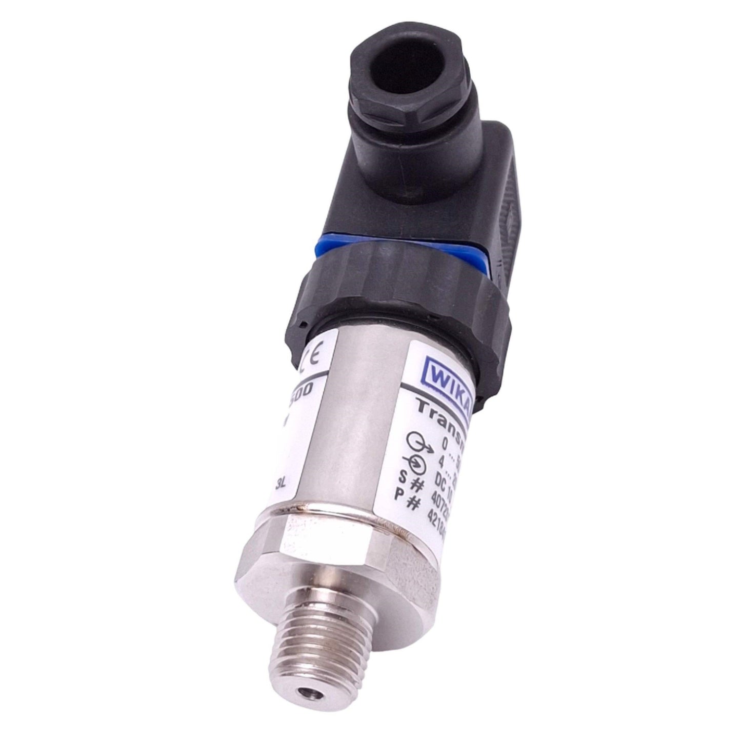 New Wika S-10 891.13.500 Pressure Transmitter, 0-15psi, 10-30VDC In, 4-20mA Out