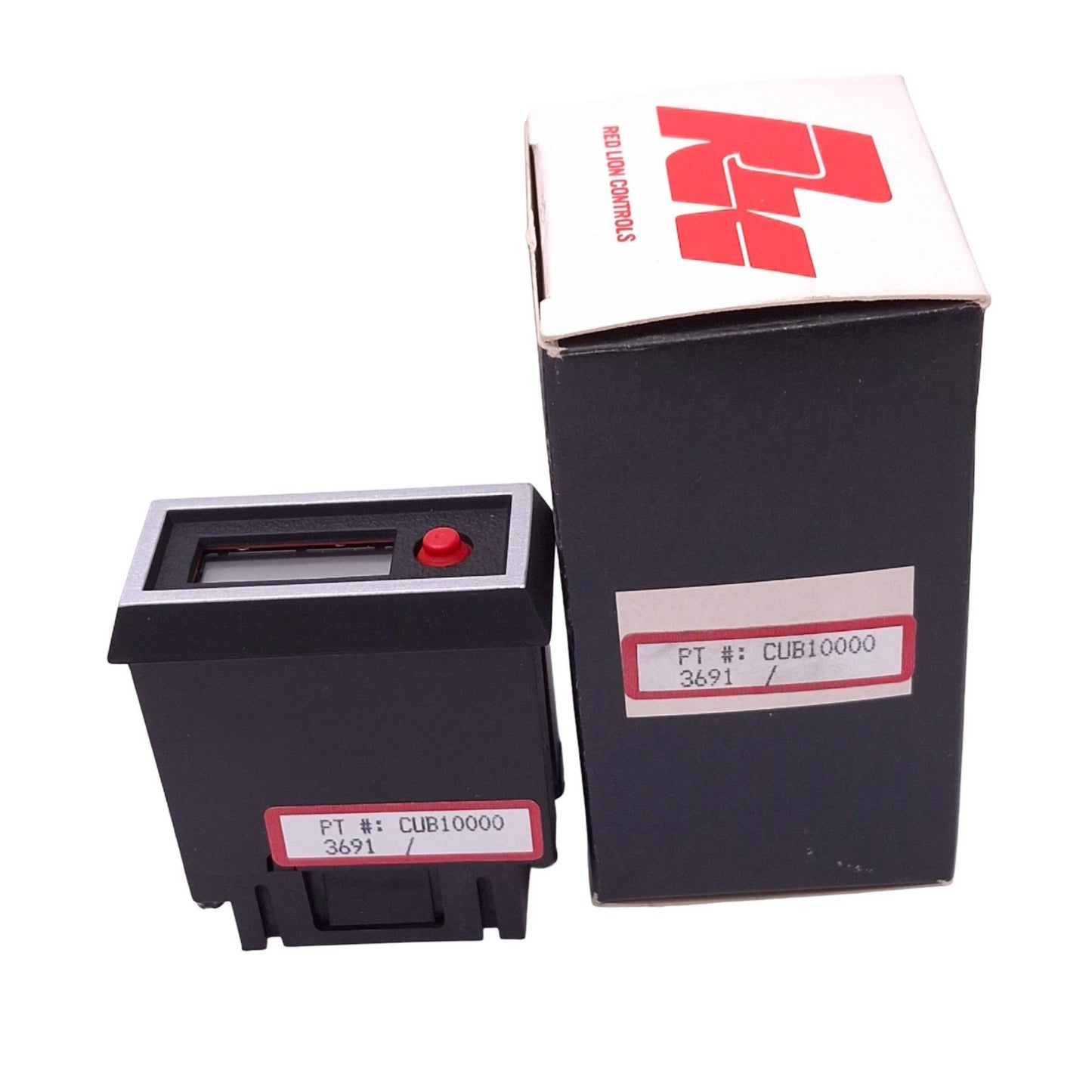 New Red Lion CUB10000 Miniature Electronic Digital Counter, 6-Digit LCD, 1/32 DIN