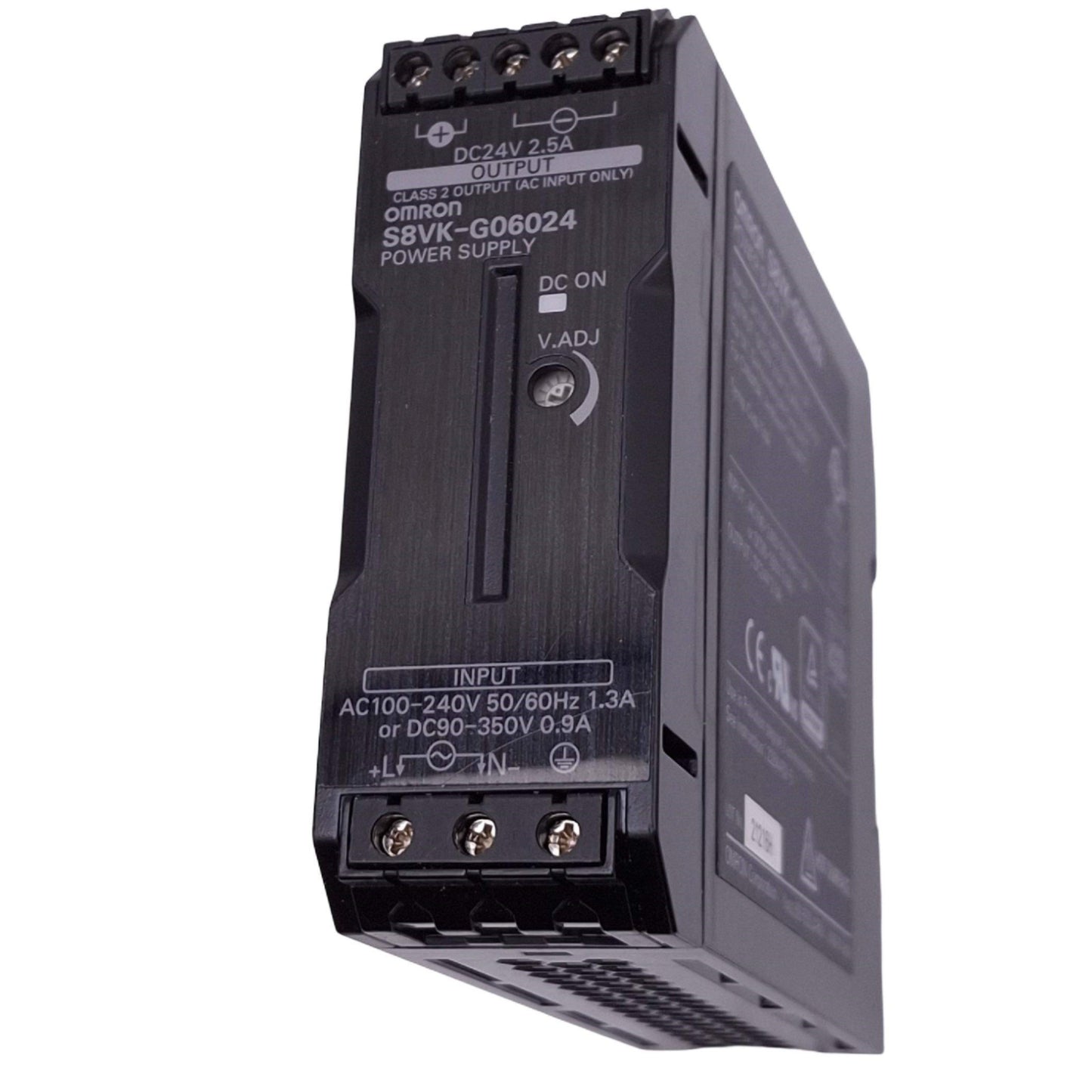 Used Omron S8VK-G06024 Power Supply, 100-240VAC In, 24VDC 2.5A Out, 60W Max