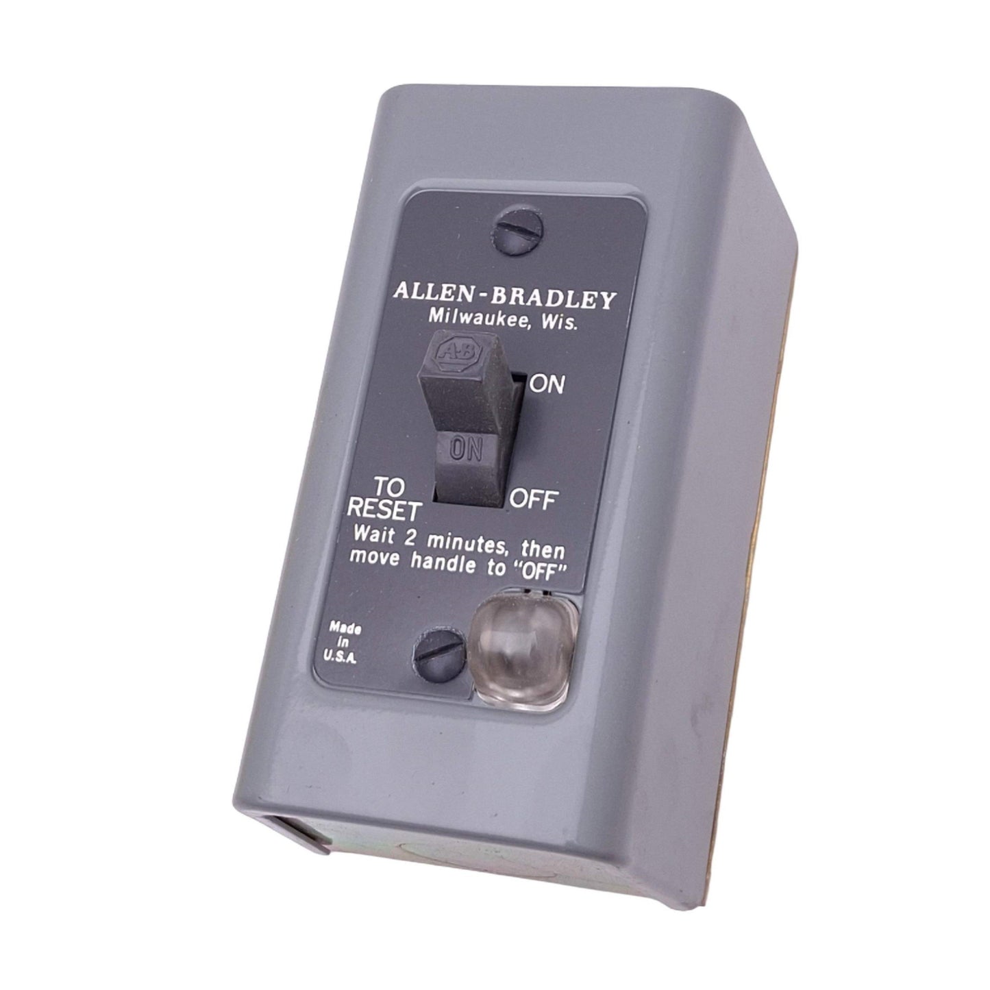 New Allen Bradley 600-TAX216 Manual Starting Switch, 1-Pole Toggle, 115/230VAC Max