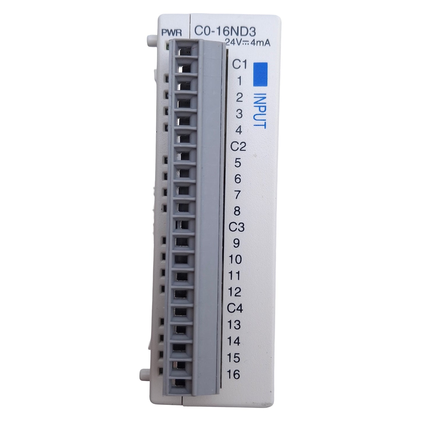 Used Automation Direct C0-16ND3 CLICK PLC Discrete Input Module, 16-Point, 24VDC
