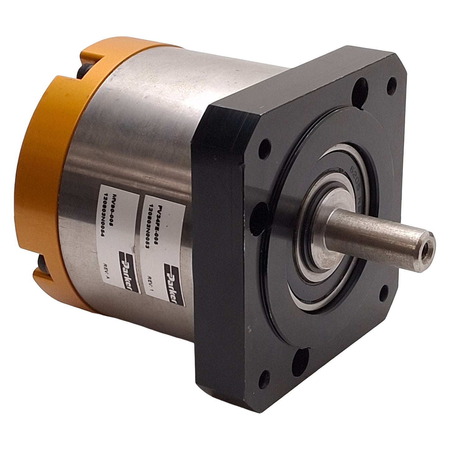 Used Parker PV34FE-005 Planetary Gearhead, 5:1, ø1/2in Shaft, ø20mm Bore, NEMA 34