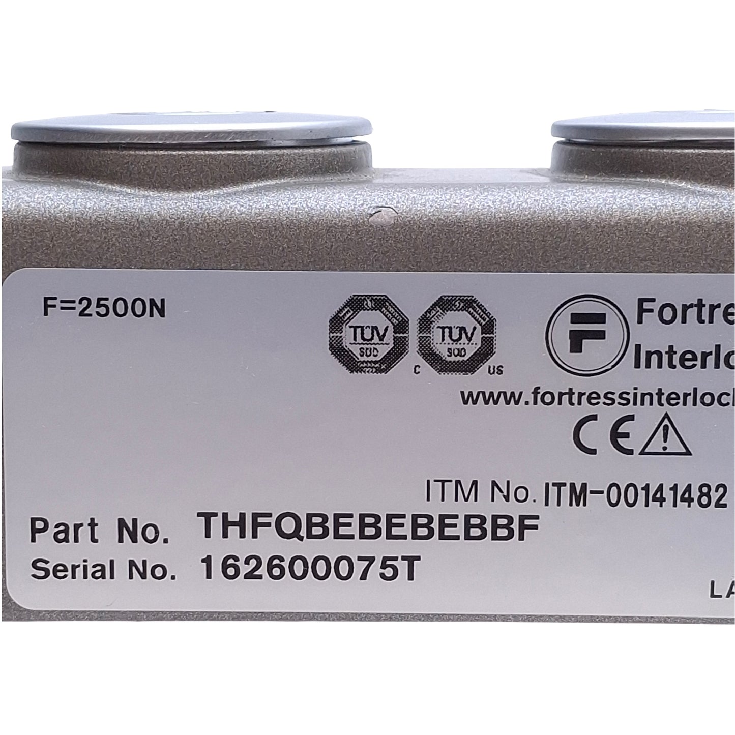 Used Fortress Interlocks THFQBEBEBEBBF T-Gard 2500N Retention, 0.5Nm Operating