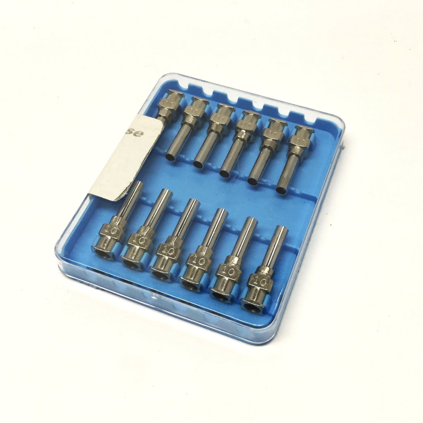 New – Open box Lot of 12 IntelliSpense 9991245-5 Reusable Blunt SS Needle Tips, 10-Gauge x 1/2"