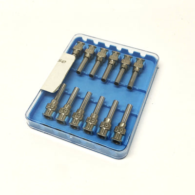 New – Open box Lot of 12 IntelliSpense 9991245-5 Reusable Blunt SS Needle Tips, 10-Gauge x 1/2"