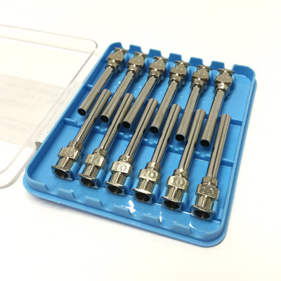 New – Open box Lot of 12 IntelliSpense 9991245-1 Reusable Blunt SS Needle Tips, 10-Gauge x 1"